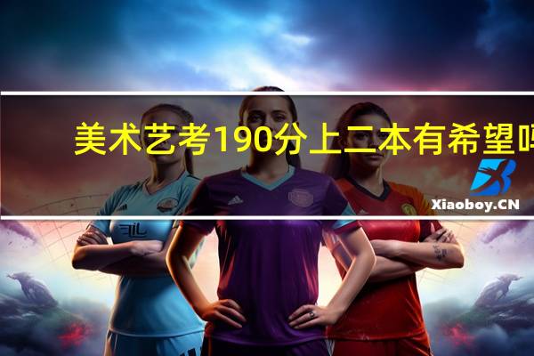 美术艺考190分上二本有希望吗