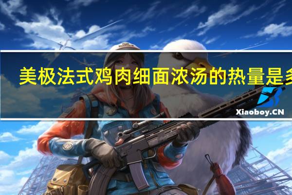 美极 法式鸡肉细面浓汤的热量是多少