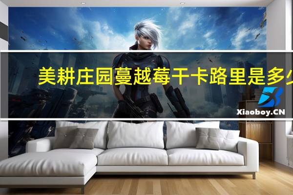 美耕庄园 蔓越莓干卡路里是多少