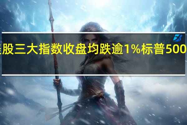 美股三大指数收盘均跌逾1%标普500指数跌1.16%纳指跌1.14%道指跌1.02%越南电动汽车生产商VinFast（VFS）大涨超250%