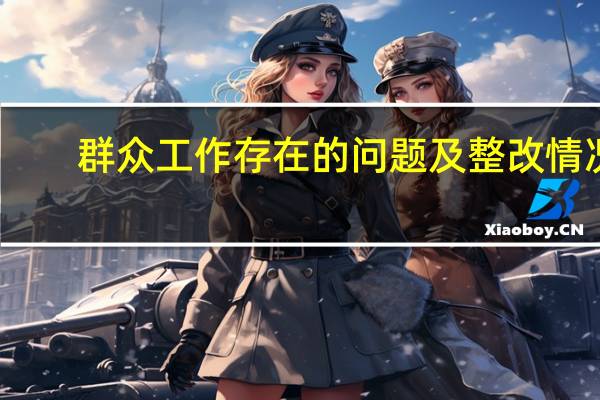 群众工作存在的问题及整改情况（群众工作存在的问题）