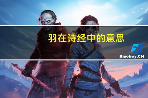 羽在诗经中的意思