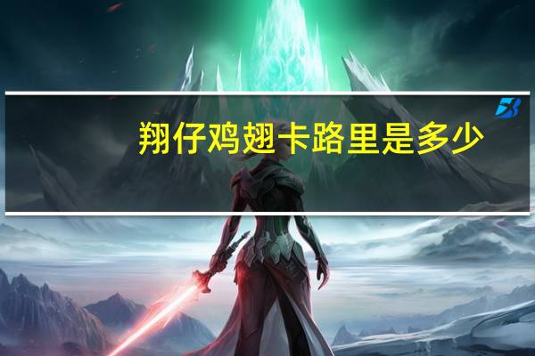 翔仔 鸡翅卡路里是多少