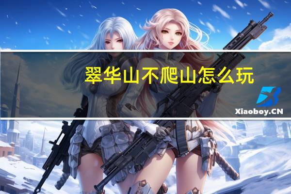 翠华山不爬山怎么玩