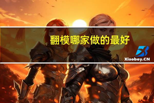 翻模哪家做的最好