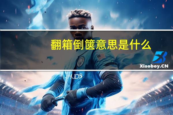 翻箱倒箧意思是什么