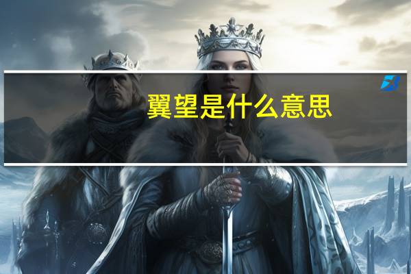 翼望是什么意思