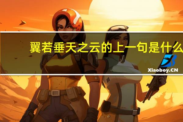 翼若垂天之云的上一句是什么