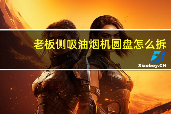 老板侧吸油烟机圆盘怎么拆（老板侧吸油烟机）
