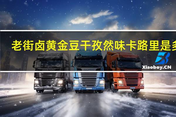 老街 卤黄金豆干孜然味卡路里是多少