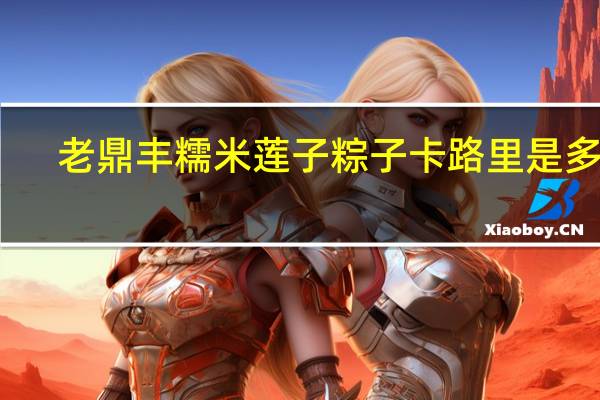 老鼎丰 糯米莲子粽子卡路里是多少