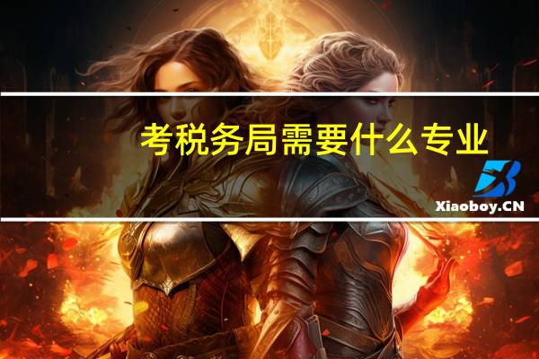 考税务局需要什么专业