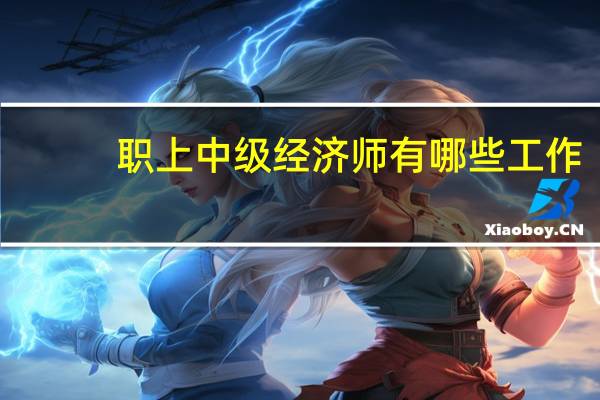 职上中级经济师有哪些工作