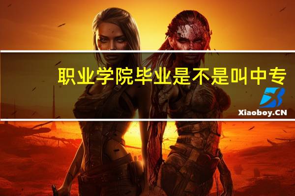 职业学院毕业是不是叫中专？