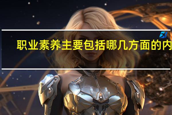职业素养主要包括哪几方面的内容