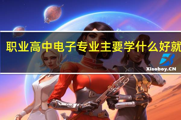 职业高中电子专业主要学什么 好就业吗