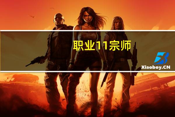 职业11宗师(关于职业11宗师简述)