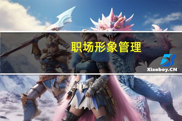 职场形象管理(关于职场形象管理简述)