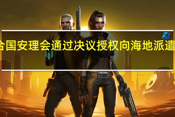 联合国安理会通过决议 授权向海地派遣国际部队