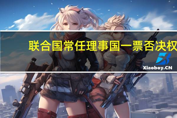 联合国常任理事国一票否决权（联合国常任理事国一票否决）