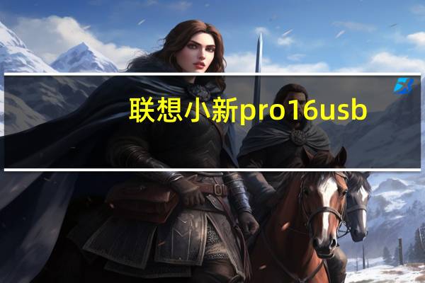 联想小新pro16usb-c接口有什么用