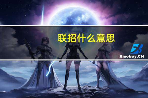 联招什么意思