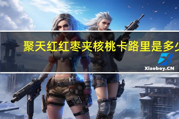 聚天红 红枣夹核桃卡路里是多少