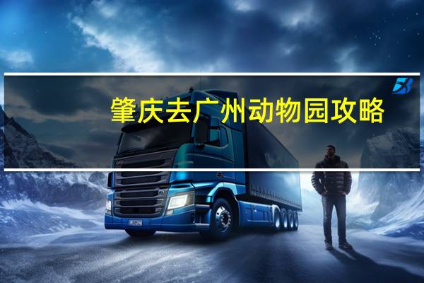 肇庆去广州动物园攻略