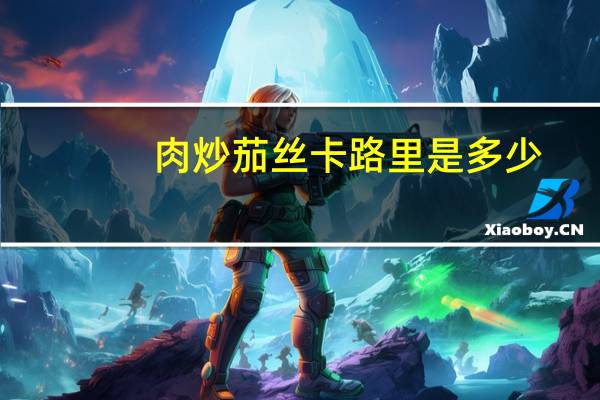肉炒茄丝卡路里是多少