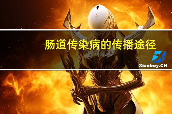 肠道传染病的传播途径（传染病的传播途径）