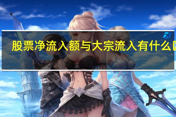 股票净流入额与大宗流入有什么区别（股票净流入额大宗流入什么意思）
