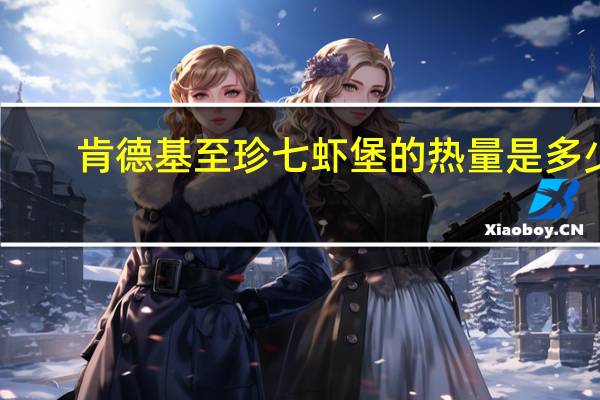 肯德基 至珍七虾堡的热量是多少