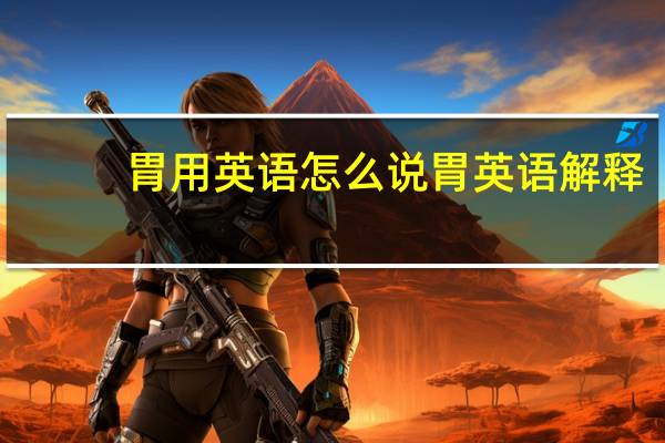 胃用英语怎么说 胃英语解释