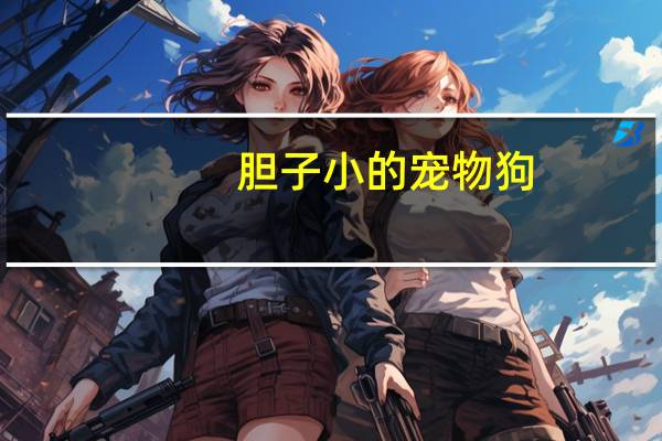 胆子小的宠物狗