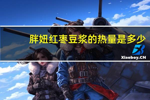 胖妞 红枣豆浆的热量是多少
