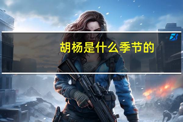 胡杨是什么季节的