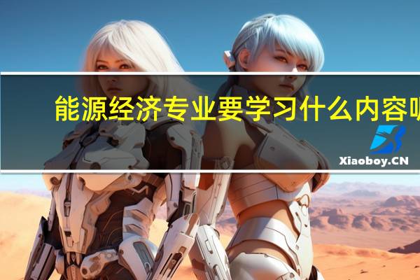 能源经济专业要学习什么内容呢