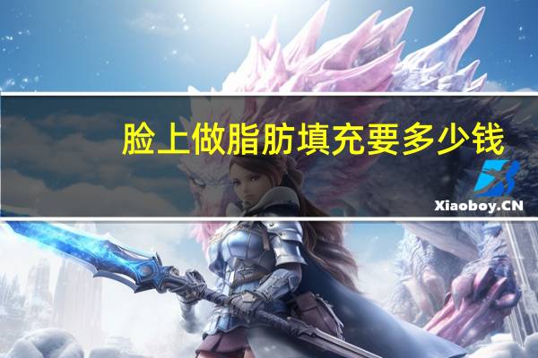 脸上做脂肪填充要多少钱(自体脂肪填充脸部大概多少钱)