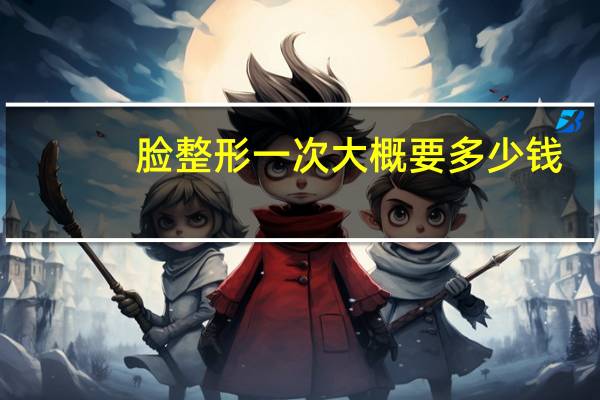脸整形一次大概要多少钱，做一个脸部整形手术需要多少钱