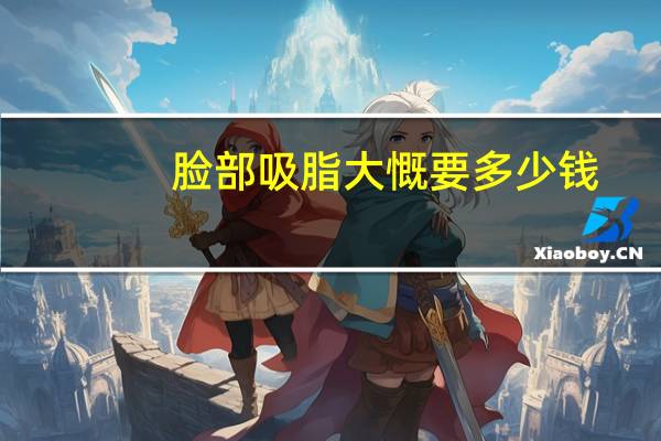 脸部吸脂大慨要多少钱，面部吸脂手术需要多少钱