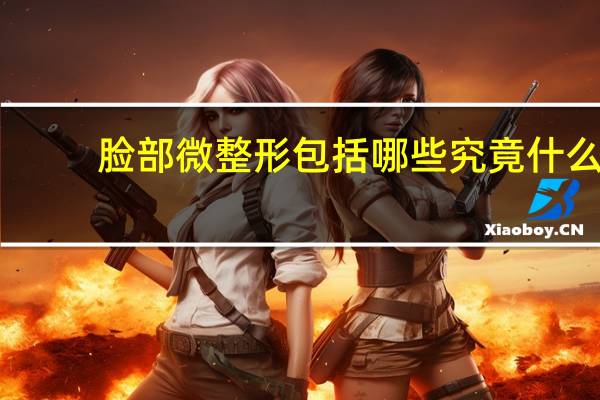 脸部微整形包括哪些 究竟什么是微整形