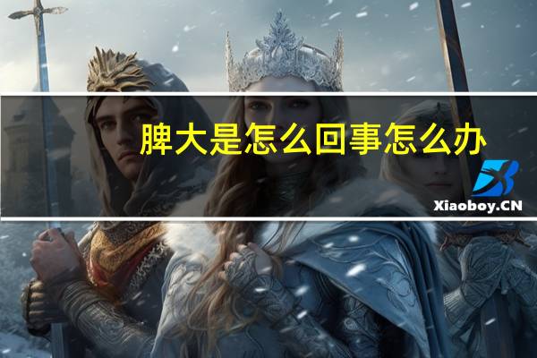脾大是怎么回事怎么办（脾大是怎么回事）