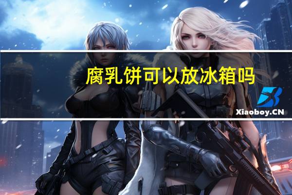 腐乳饼可以放冰箱吗