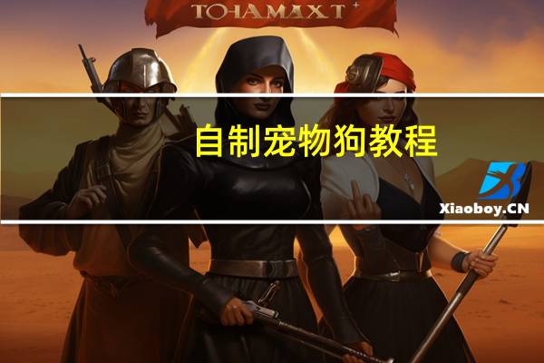 自制宠物狗教程
