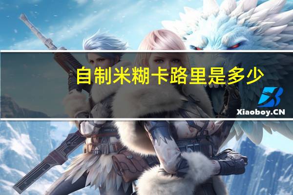 自制米糊卡路里是多少