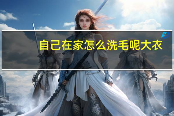自己在家怎么洗毛呢大衣