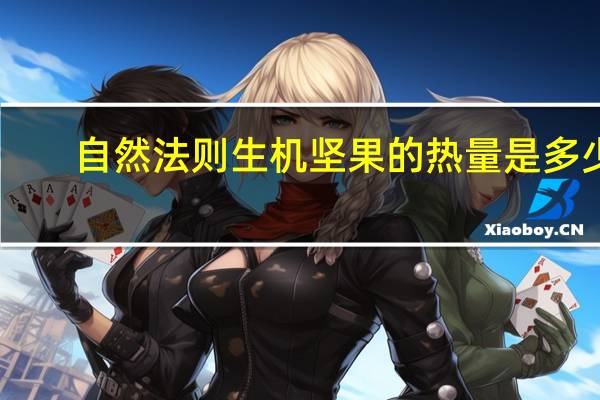 自然法则 生机坚果的热量是多少