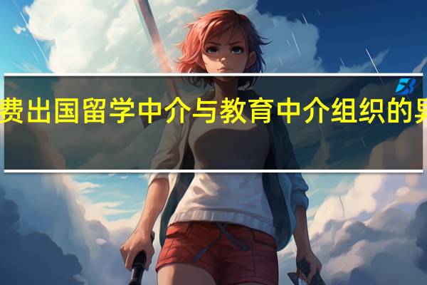 自费出国留学中介与教育中介组织的异同分析