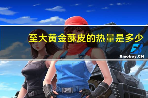 至大黄金酥皮的热量是多少