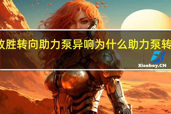 致胜转向助力泵异响 为什么助力泵转向异响